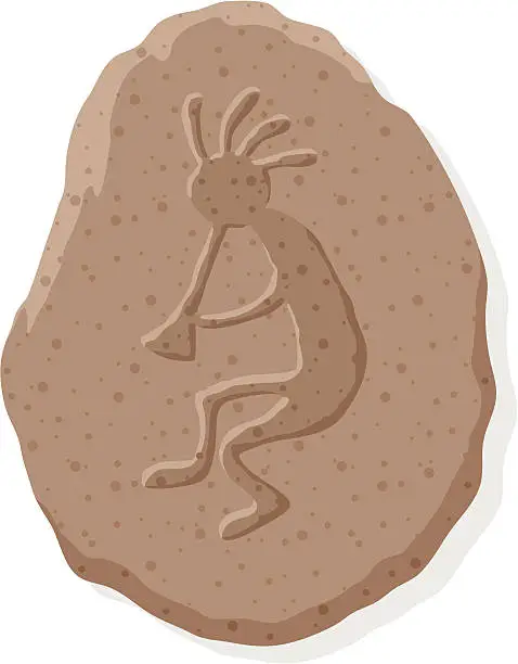 Vector illustration of Kokopelli