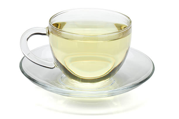 istock Green tea in glass cup 150443395