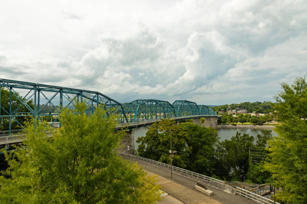 istock view to walnut bridge and tennessee river in Chattanooga 1504507367