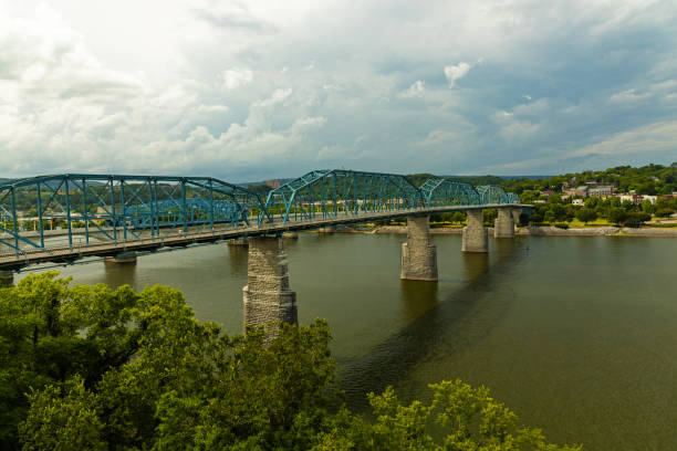 istock view to walnut bridge and tennessee river in Chattanooga 1504507386
