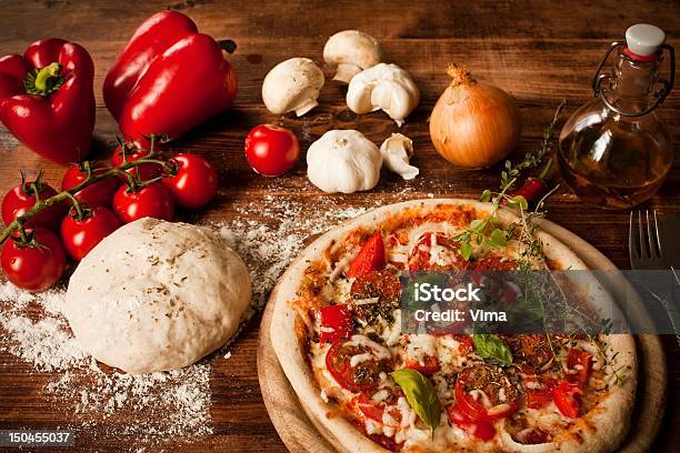 Pizza Stock Photo - Download Image Now - Baking, Cooking, Dinner