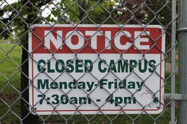 istock sign noting limited use of area 1504559973