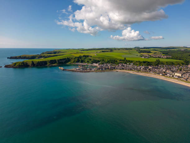 istock Stonehaven in Scotland by drone 1504609174