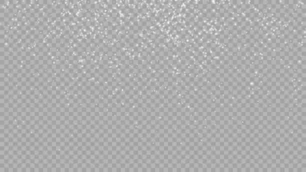 Vector heavy snowfall, snowflakes in different shapes and forms. Snow flakes, snow background. Falling Christmas Vector heavy snowfall, snowflakes in different shapes and forms. Snow flakes, snow background. Falling Christmas. transparent background stock illustrations
