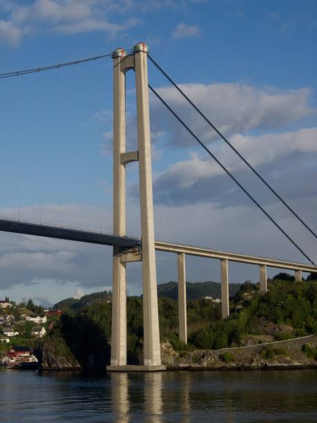 istock Scenic view of the Askoy bridge in summer. Norway. 1504631438
