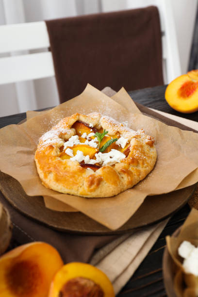 istock Fruit galette, composition for tasty food concept 1504676456