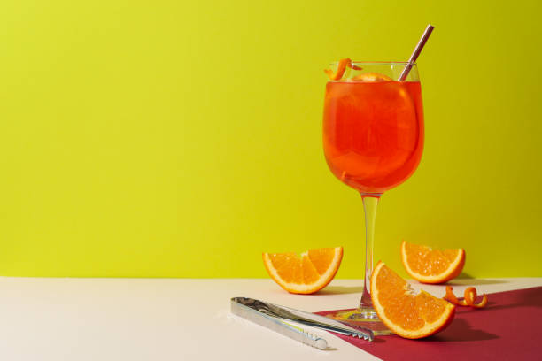 istock Concept of delicious alcohol drink, Spritz cocktail 1504736939