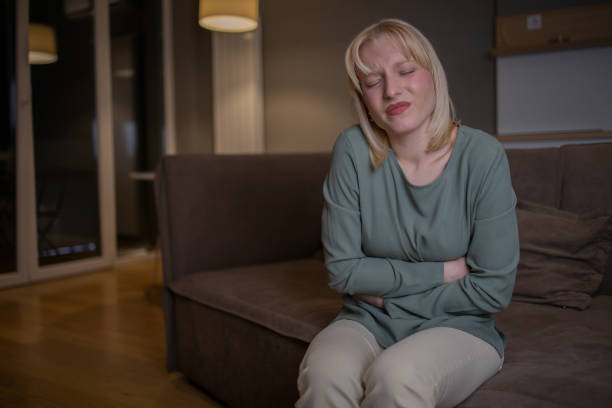 istock Young woman suffering from pain 1504758941