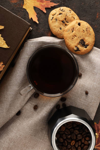 istock Concept of Hygge, warm and cozy composition, top view 1504813506
