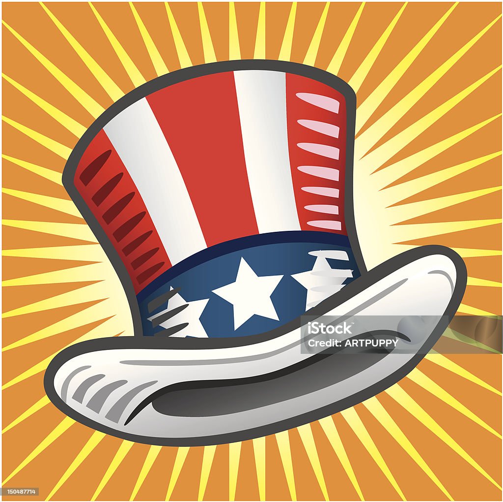 Uncle Sam's Hat Great classical illustration of Uncle Sam's hat. Perfect for use in a political or business illustration. EPS and JPEG files included. Be sure to view my other illustrations, thanks! Hat stock vector