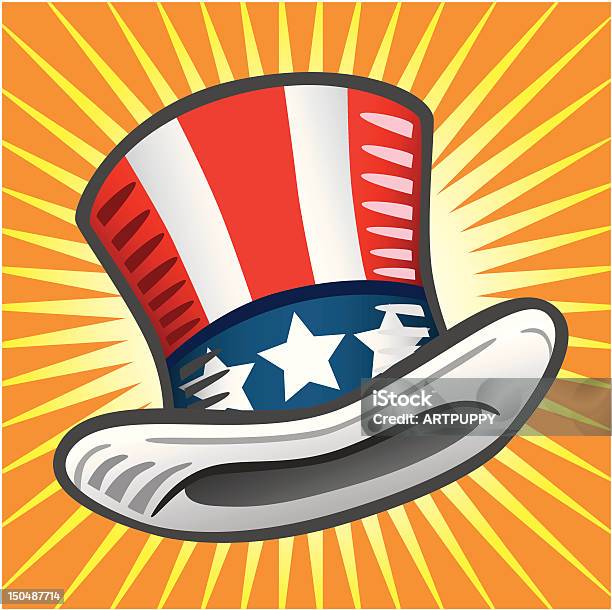 Uncle Sams Hat Stock Illustration - Download Image Now - Hat, Uncle Sam, American Culture