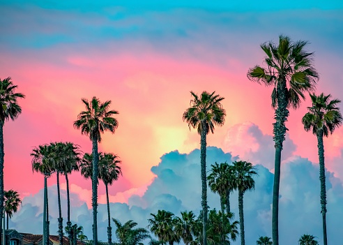 Huntington Beach crazy sunset. If you looked to the left of the pier the skies were boring and to the right, wow!