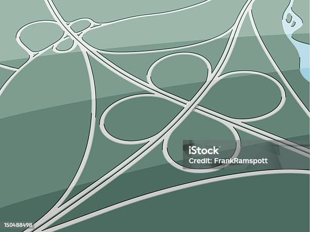 Ilustración de La Autopista Trébol y más Vectores Libres de Derechos de Sistema de Posicionamiento Global - Sistema de Posicionamiento Global, Genérico, Gráfico por ordenador