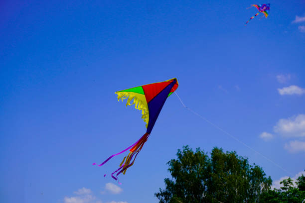 istock A kite flies in the blue sky 1504896832