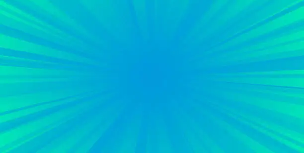 Vector illustration of Green and blue vector explosion