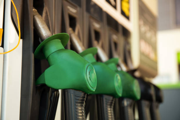 istock Refueling guns, concept of refueling a car 1504921295