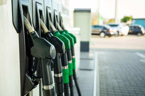 istock Refueling guns, concept of refueling a car 1504922401