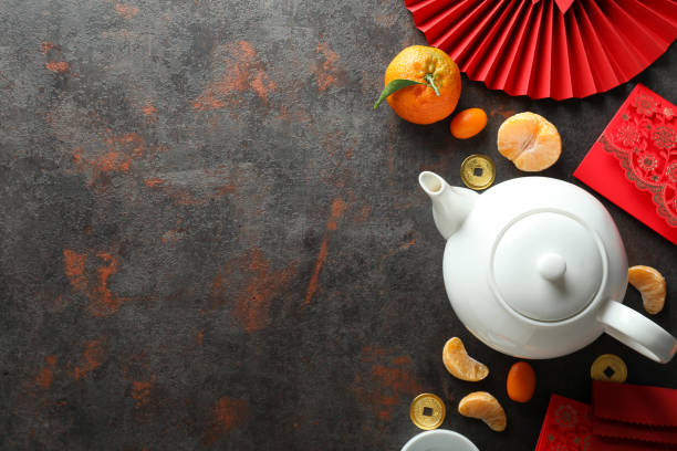 istock Concept of tea, asian tea, space for text 1504940207