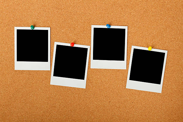 Blank photo frames stock photo