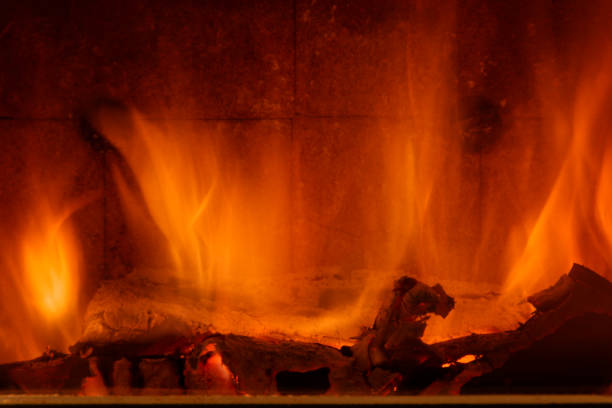 A wonderful, wood burning, log fire safely enclosed and visually attractive. Love the sight of burning logs
