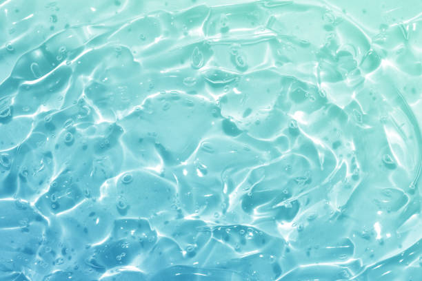 istock blue green water wave abstract, natural ripple and bubble texture, gel soap, background photography 1504984575