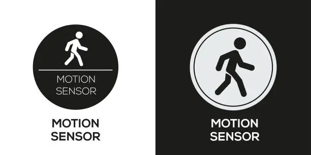 Vector illustration of Motion sensor Icon