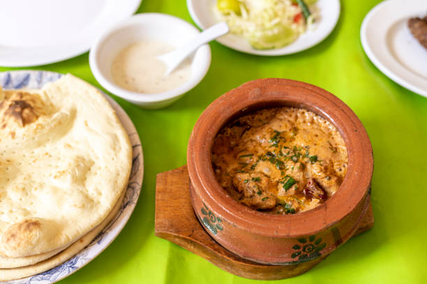 istock Tasty spicy chicken handi top view 1504992756