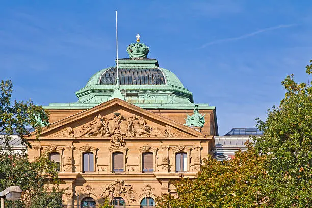 Federal Court of Justice of Germany  in Karlsruhe, Baden-Wuerttemberg, Germany. The court is the highest court in the system of ordinary jurisdiction in Germany.
