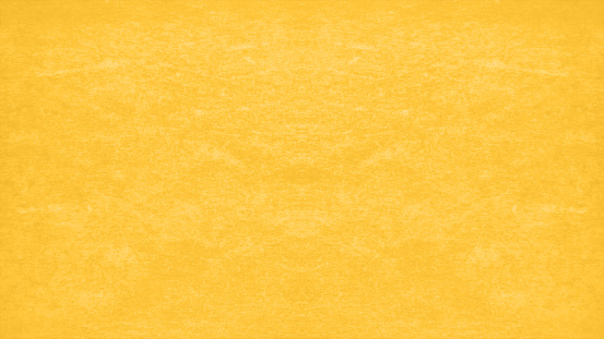 Glowing bright mustard sunflower yellow colored grunge vector background in warm tone. The monochrome design is rough and uneven. Can be used as a greeting cards templates, backdrop, gift wrapping paper, poster or banner or laminate or tiles template.