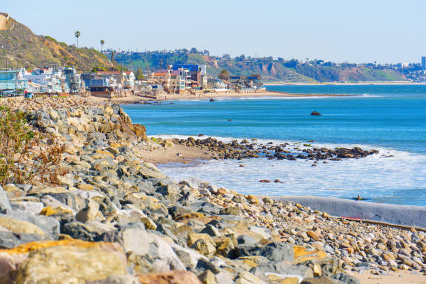 istock Scenic Ocean View from Rocky Beach in Malibu 1505052647