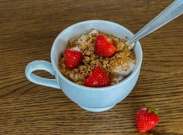 istock Yogurt and Granola with Strawberries 1505064644
