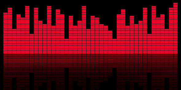 Music equalizer symbol.The photograph is prepared using 3D rendering in image processing software and coding. It consists of 8 layers. No part of the photograph is copied from anywhere.