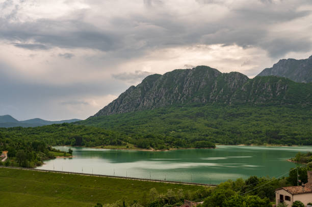istock Castel San Vincenzo, Molise. The lake 1505084815