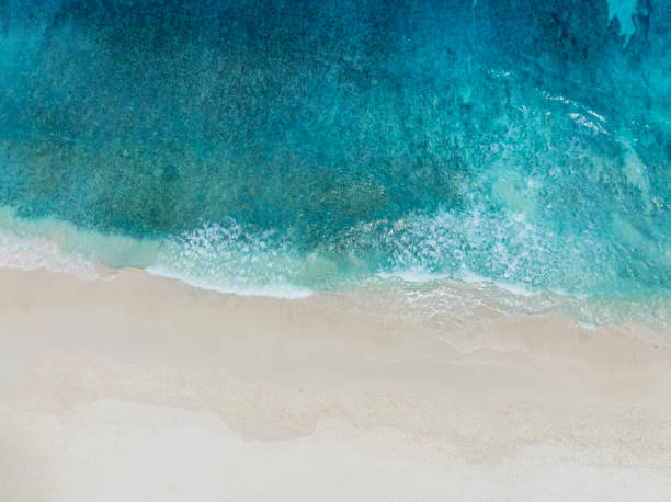istock Summer tropical with Waves on the beach as a background 1505098587