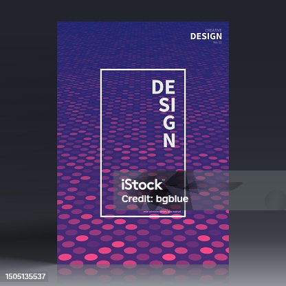 istock Brochure template layout, Purple cover design, business annual report, flyer, magazine 1505135537