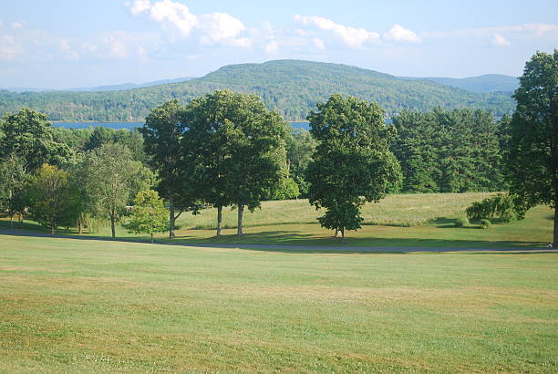 Cтоковое фото Пейзаж с видом на холмах