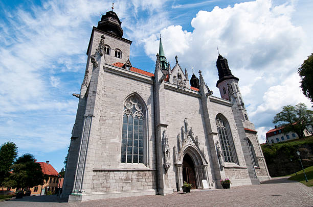 Visby Catedral - fotografia de stock