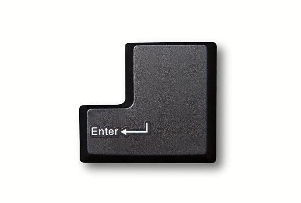 Enter key Enter key isolated on white background enter key stock pictures, royalty-free photos & images
