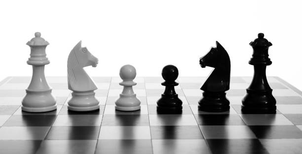 istock A row of chess pieces on chess board 1505182822