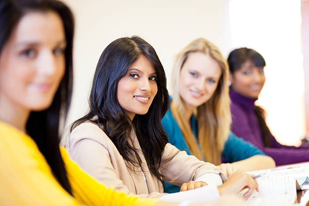istock group of young female university students 150518882