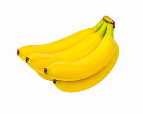 Bananas isolated on white background