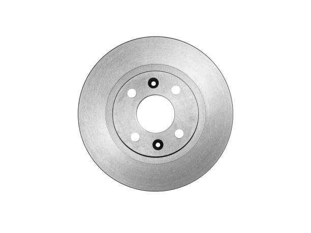 istock brake disc isolated on white background. metal car spare part 1505205087