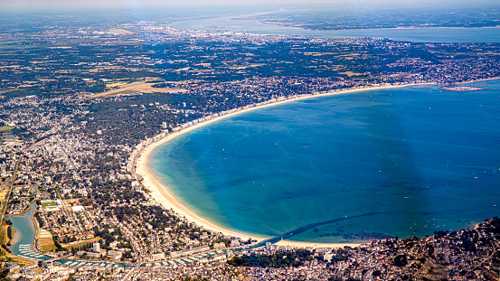 Marais de Guerande et baie de la Baule