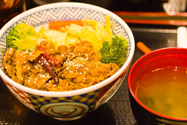 istock Gyudon ,Japanese beef rice bowl. 150523797
