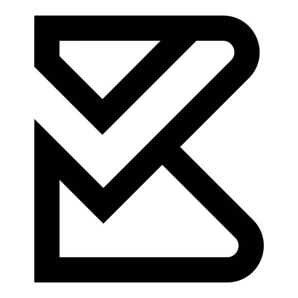 istock Professional Innovative Initial BM logo and MB logo. Letter BM or MB Minimal elegant Monogram. Premium Business Artistic Alphabet symbol and sign 1505238788