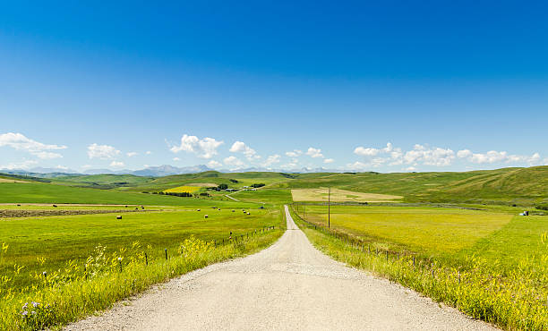 istock Country Road and Mountains 150524878