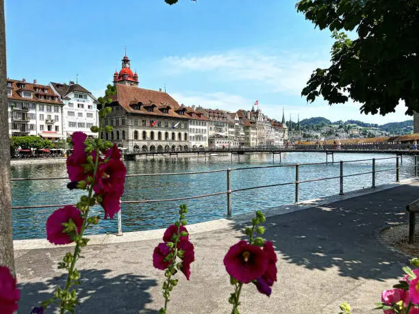 Picture taken with an iPhone 13 in Luzern, Switzerland. This is a combination of lake and mountains