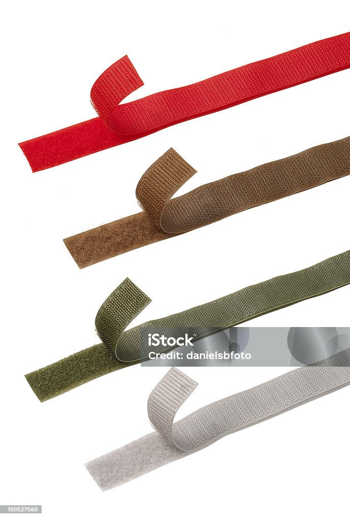 Velcro Strips Aginst White Background Stock Photo - Download Image Now -  Nylon Fastening Tape, Cut Out, Striped - iStock