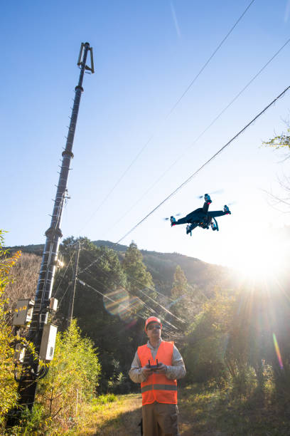 istock A technician using a drone on a job in a rural area 1505347936