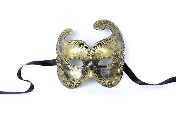 istock Gold Filigree Venetian Mask 150537357